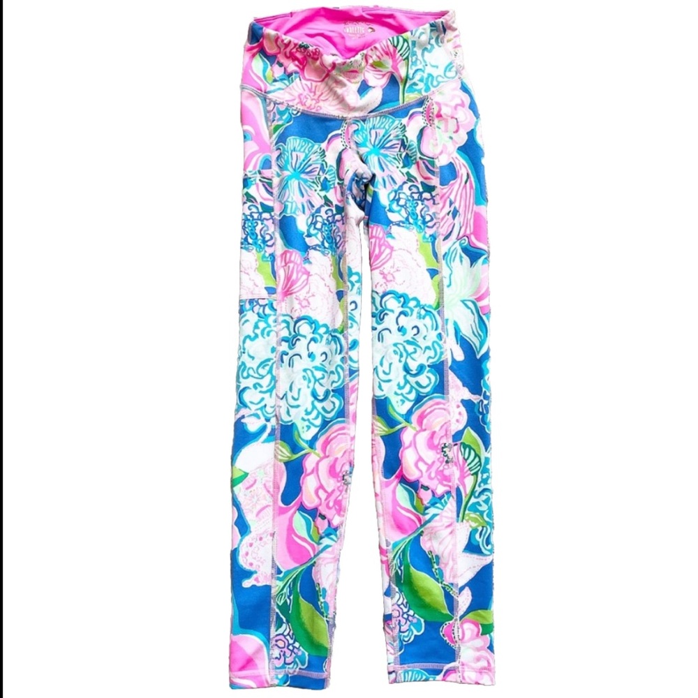 LILLY PULITZER Luxletic Weekender Midi Legging Size XXS Preppy UPF Workout - Picture 9 of 9